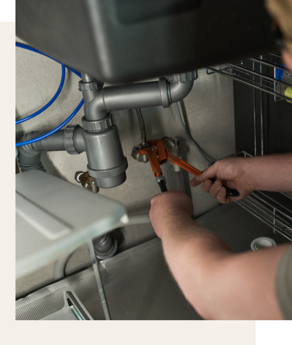 Plumber working
